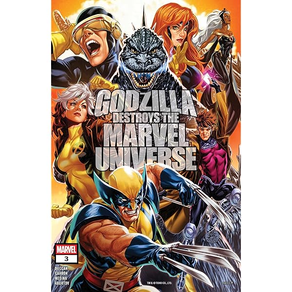 Amazon.com: Godzilla Destroys The Marvel Universe (2025) #2 (of 5